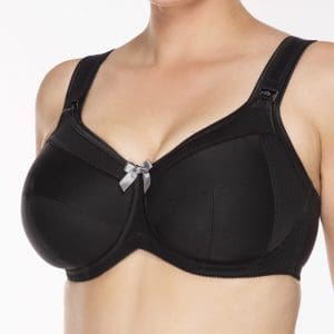 Ulla Lilly Voedings BH zwart H100