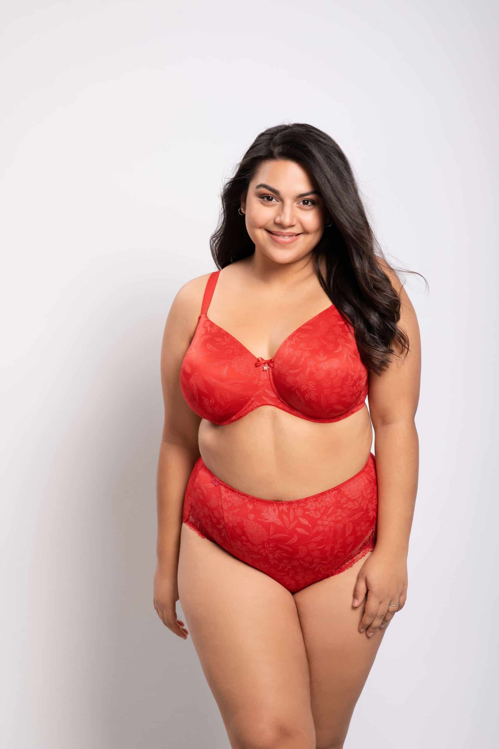 Ulla Jasmin slip Red poppy 54